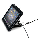 CTA Digital Anti-Theft Case with Built-in Stand for iPad - Black