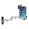 CTA Digital Articulating Tablet Wall Mount for 7-in to 13-in Tablets - Silver