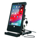 CTA Digital Flat-Folding Tabletop Security Stand for iPad Generation 5-6, iPad Pro 9.7-in and iPad Air - Black