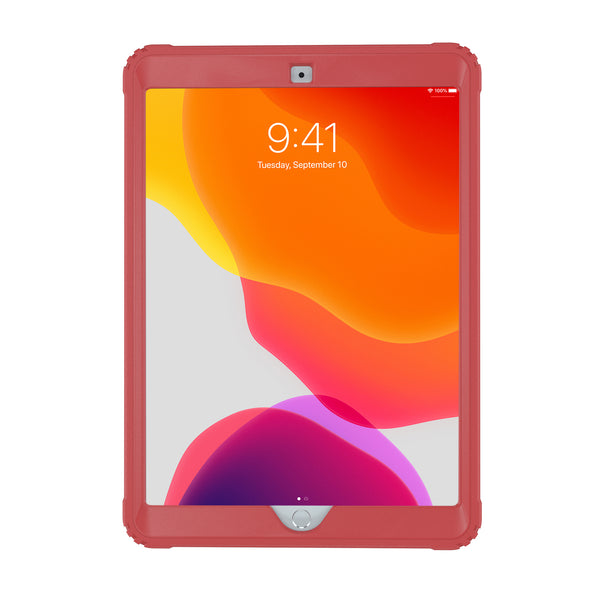 CTA Digital Magnetic Splash-Proof Case with Metal Mounting Plates for iPad 7th and 8th Gen 10.2-in, iPad Air 3 and iPad Pro 10.5-in - Red