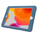 CTA Digital Protective Case with Built-in 360-degree Rotatable Grip Kickstand for iPad 7th and 8th Gen 10.2-in, iPad Air 3 and iPad Pro 10.5-in - Blue