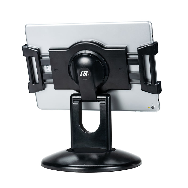 CTA Digital Universal Quick-Connect Desk Mount with 360-degree Rotation for 17.78-cm (7-in) to 33-cm (13-in) Tablets - Black