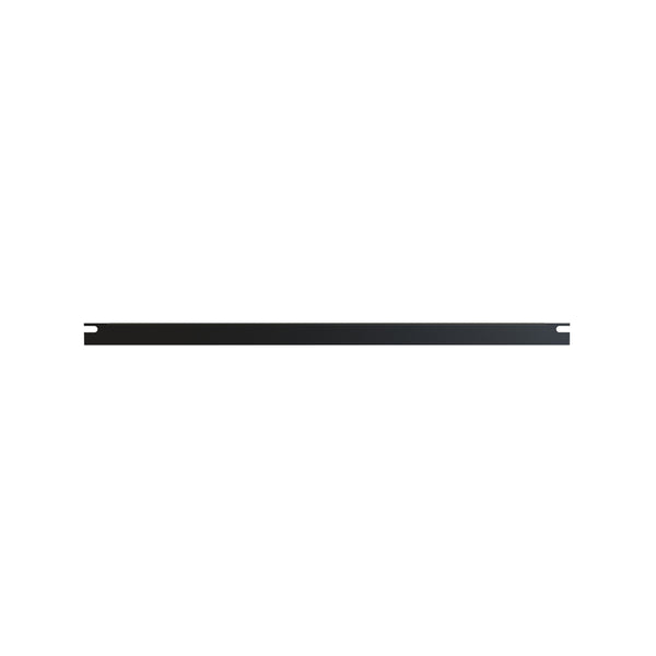 Hammond 1/2U Formed Steel Rack Panel - Matte Black