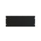 Hammond 4U Flat Aluminum Rack Panels - Matte Black