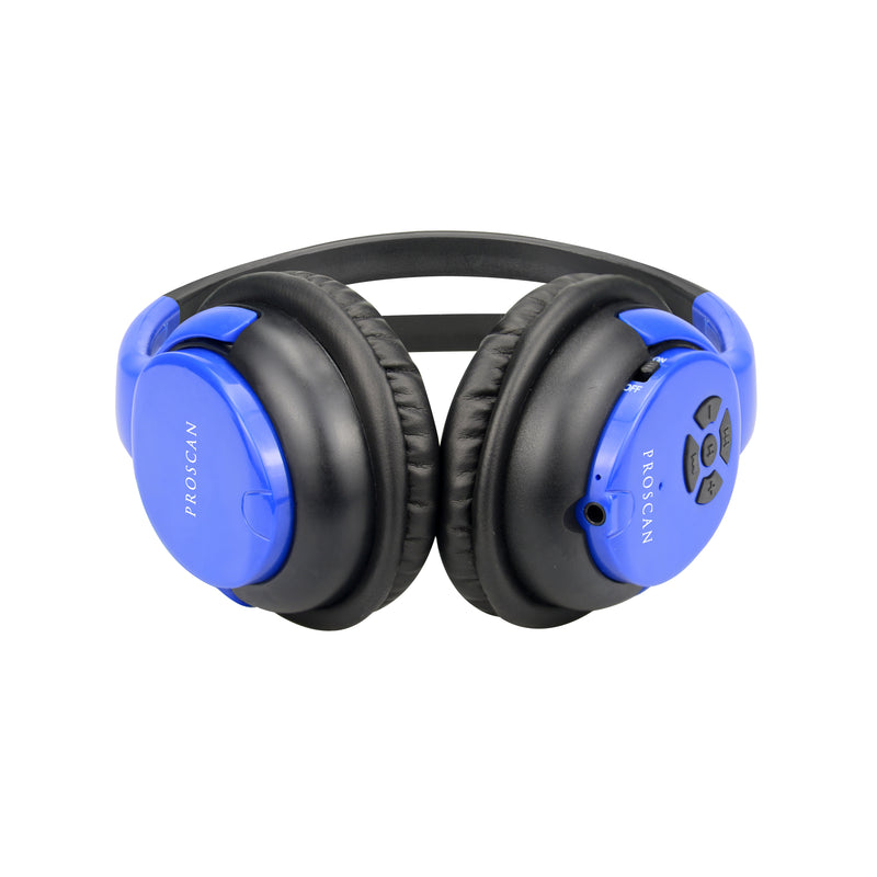 Proscan Bluetooth Stereo Headphones with Microphone - Blue
