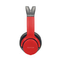 Proscan Bluetooth Stereo Headphones with Microphone - Red