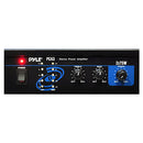 Pyle Compact Stereo Speaker Control and Amplifier System - 150-watt - Black