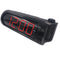 Proscan Time Projection Dual Alarm Clock Radio with USB Charging and 4.5-cm (1.8-in) Display - Black