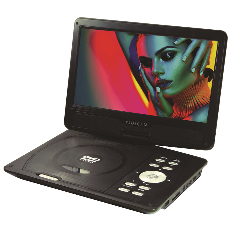 Proscan 10-in Portable DVD Player - Black – TDLCanada