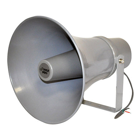 Pyle 28-cm (11-in) 30-watt Indoor/Outdoor PA Horn Speaker with 70-volt Transformer - Single - Grey