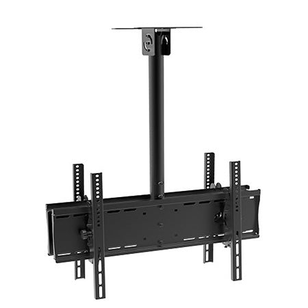 Prime Mounts Articulating Dual TV Ceiling Mount 32-in to 65-in - Black
