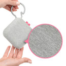 Project Nursery Portable Sound Soother Fabric Clip with 8 Pre-Loaded Sounds - Grey/White