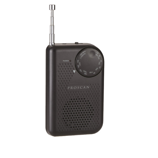 Proscan Portable AM/FM Radio - Black