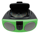 Proscan Portable CD Boombox with AM/FM Radio - Green