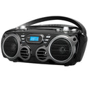 Proscan Portable Bluetooth CD Boombox with AM/FM Radio - Black