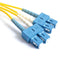 PerfectVision Duplex 2.0-mm SM Riser Fiber Optic Jumper Cable with SC/UPC-SC/UPC Connectors - 1-meter (3.3-ft) - Yellow