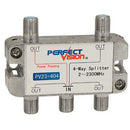 PerfectVision 4-Way 1 Port Power Passing 2-2300-MHz Splitter