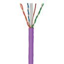 PerfectVision Riser Rated Cat6 8-Conductor 4-Pair 24-gauge - 304.8-meter (1000-ft) Pull Box  - Purple