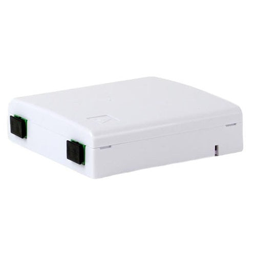 PerfectVision Rosetta 2-port Surface Mount Box with SC/APC Adapter - White