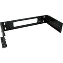 Vertical Cable 2U 19-in Hinged Adjustable Wall Mount Bracket - Black