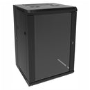 Rack Basics 18U 0.8-meter (35-in) Swing-Out Wall Mount Cabinet - Black