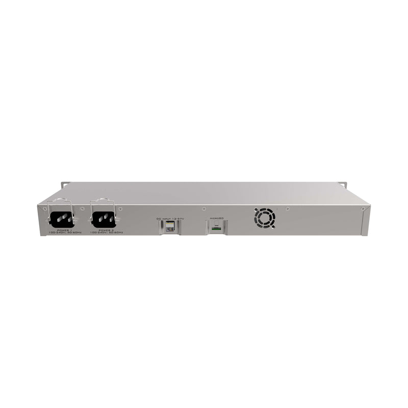MikroTik 1-GB RAM 13-port Gigabit Ethernet Router - Rackmountable - Silver