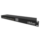 MikroTik 10-port Gigabit Ethernet 1-port SFP+ Router - Rackmountable - Black