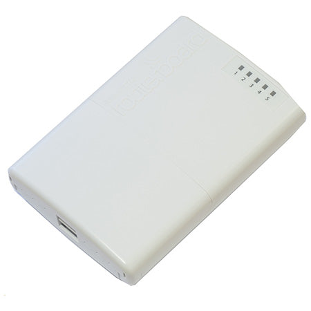 MikroTik PowerBOX 5-port Ethernet with PoE Output for 4-ports Router - White