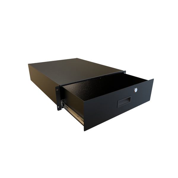 Hammond 3U 55.9-cm (22-in) Deep Rack Mount Locking Storage Drawer