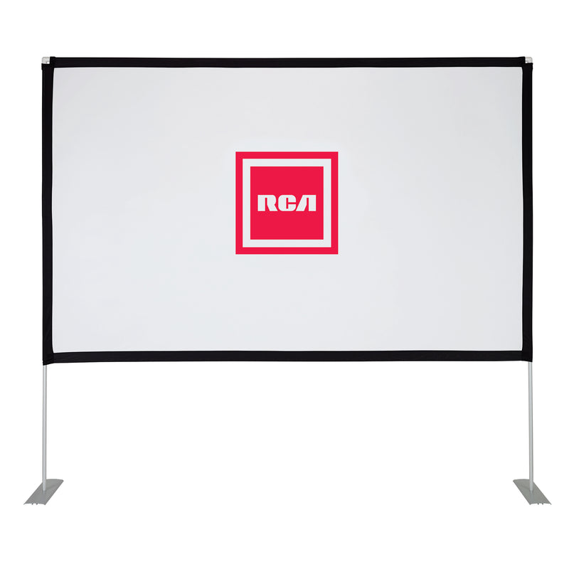 RCA 100-in Portable Projector Screen - White
