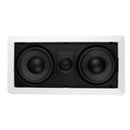 Saga Elite LCR Dual 13.3-cm (5.25-in)-in In-Wall Center Channel Speaker with Black Kevlar Woven Cones - Single - White