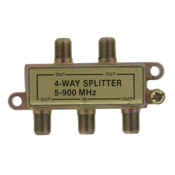 HomeWorx Signature Series 1 In 4 Out 5-900-MHz 4-Way Splitter