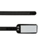 HomeWorx Signature Series 7.6-cm (3-in) Cable Ties with Write-on Label - 100 Pack - Black