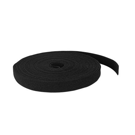 HomeWorx Signature Series 7.6-meter (25-ft) Double Sided Hook and Loop Tape - Black