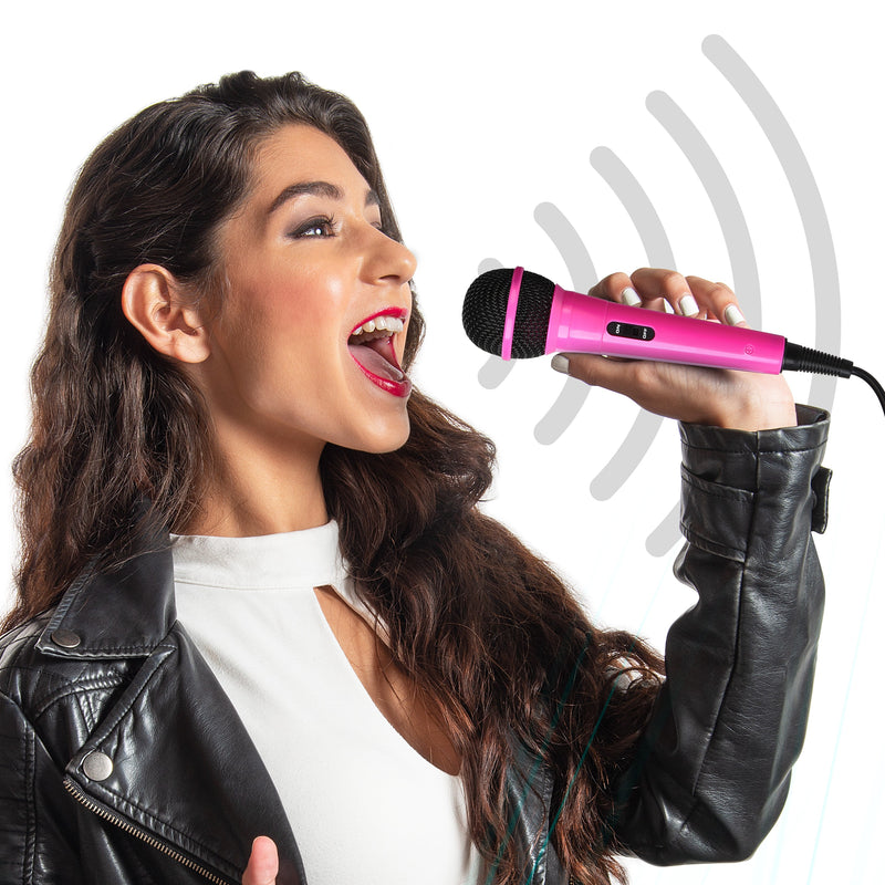 Singsation Star Burst All-In-One Karaoke Party System - Pink