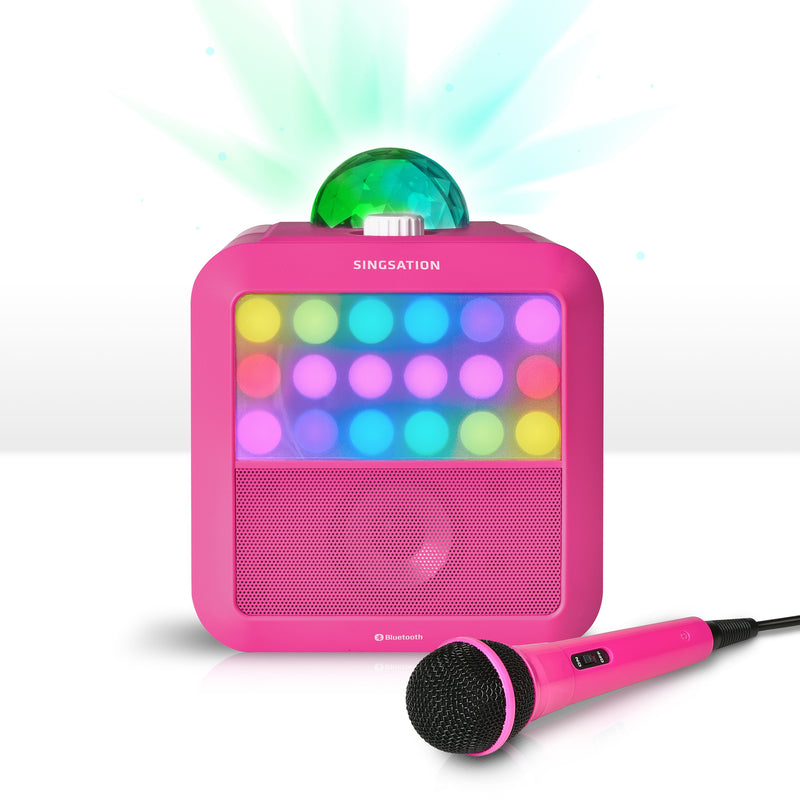 Singsation Star Burst All-In-One Karaoke Party System - Pink