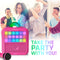 Singsation Star Burst All-In-One Karaoke Party System - Pink