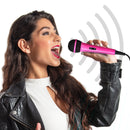 Singsation Classic Portable Bluetooth Karaoke Machine/Speaker with Wired Microphone - Pink