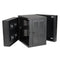 Tripp Lite SmartRack 12U Switch-Depth Wall-Mount Hinged Back Small Rack Enclosure for Harsh Environments - Black