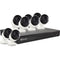 Swann 4K Ultra HD 16-channel 2TB Hard Drive NVR Security System with 8 x 4K Night Vision Bullet Security Cameras - White - Open Box