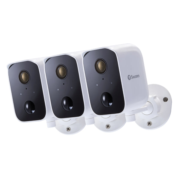 Swann CoreCam™ 1080p Wire-Free Wireless Security Camera - 3-pack - White