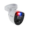 Swann Enforcer 1080p HD Police-Style Red and Blue Flashing Light Add-On Bullet Security Camera - White