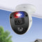 Swann Enforcer 1080p HD Police-Style Red and Blue Flashing Light Add-On Bullet Security Camera - White