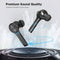 Letsfit T13 True Wireless Bluetooth In-Ear Sport Earbuds with Charging Case - Black