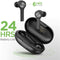 Letsfit T13 True Wireless Bluetooth In-Ear Sport Earbuds with Charging Case - Black