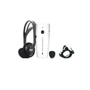Williams Sound Pocketalker 2.0 Personal Amplifier with Over-the-Head Headphones & Mini Earbuds - White