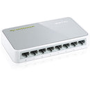 TP-Link 8-port 10/100-Mbps Unmanaged Desktop Network Switch - White