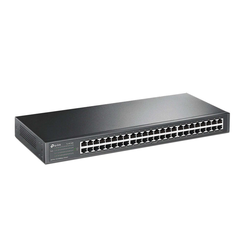 TP-Link 48-port 10/100Mbps Rackmount Switch - Grey