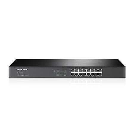 TP-Link 16-port Gigabit Unmanaged Network Switch - Rackmountable - Grey