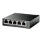 TP-Link 5-port Gigabit Easy Smart Switch with 4-port PoE+ - Grey